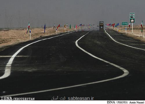 چهارخطه شدن 9 کیلومتر از محور خرمشهر - اهواز تا اربعین سال جاری